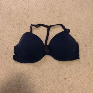 Navy blue bra from PINK